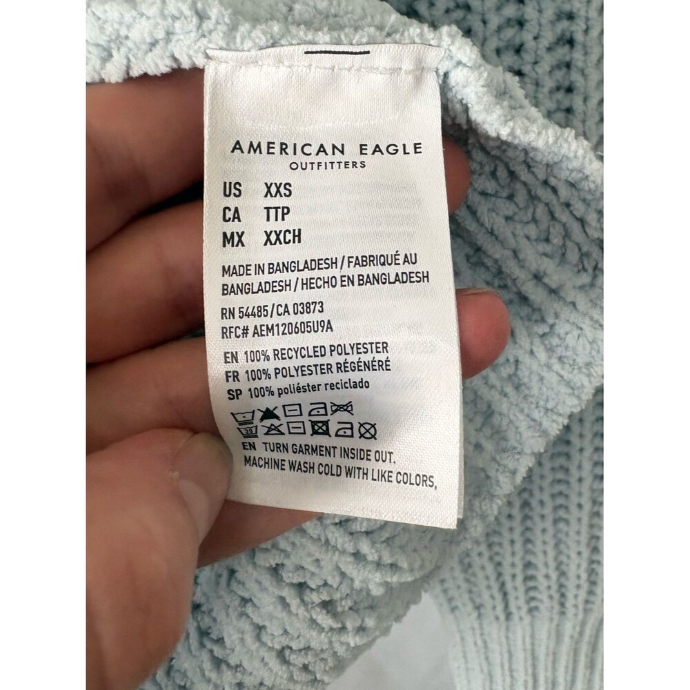 American Eagle Chenille Open-Front Cardigan size XXS - Picture 5 of 5
